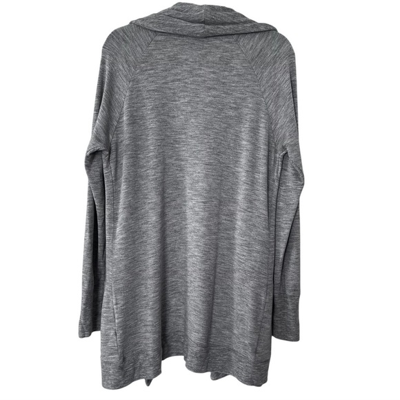 Athleta Modal Blend Studio Wrap in Gray size Medium - Picture 5 of 12